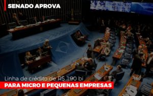 Senado Aprova Linha De Crédito De R$190 Bi Para Micro E Pequenas Empresas Notícias E Artigos Contábeis Notícias E Artigos Contábeis - Adjutos Assessoria Contábil