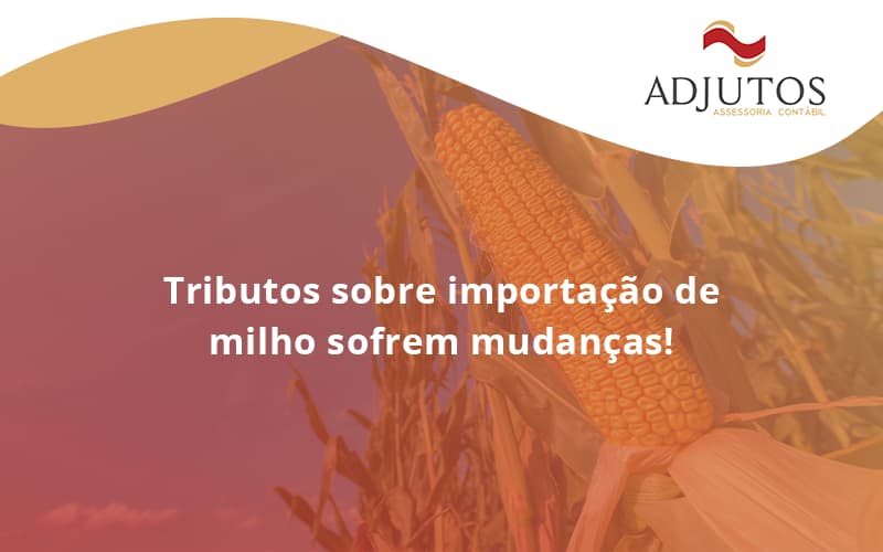 Tributos Sobre Importação De Milho Sofrem Mudanças! Adjutos - Adjutos Assessoria Contábil